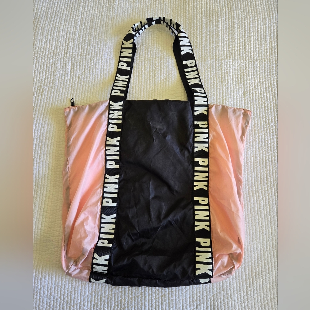 PINK Nylon Tote